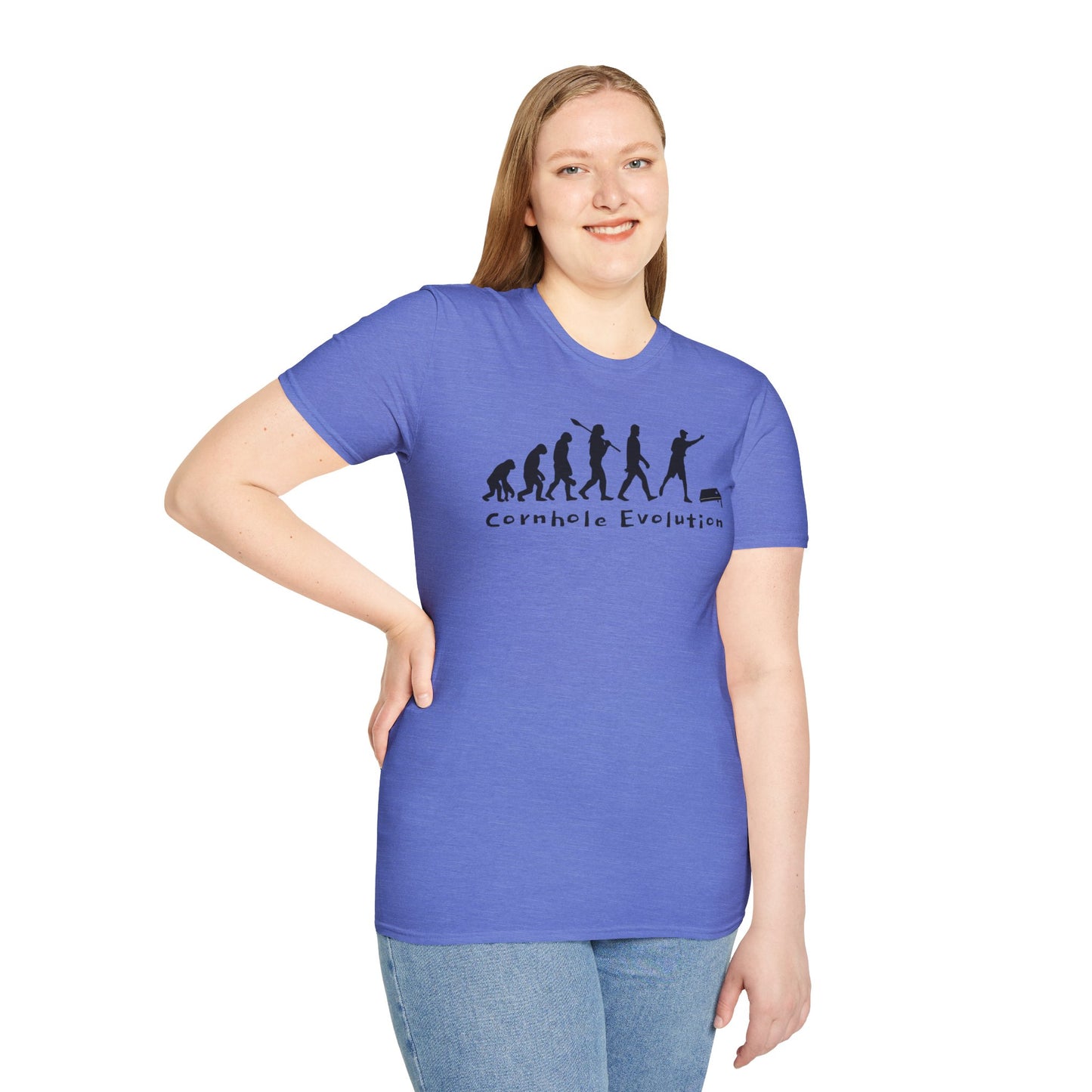 Cornhole Evolution Softstyle T-Shirt