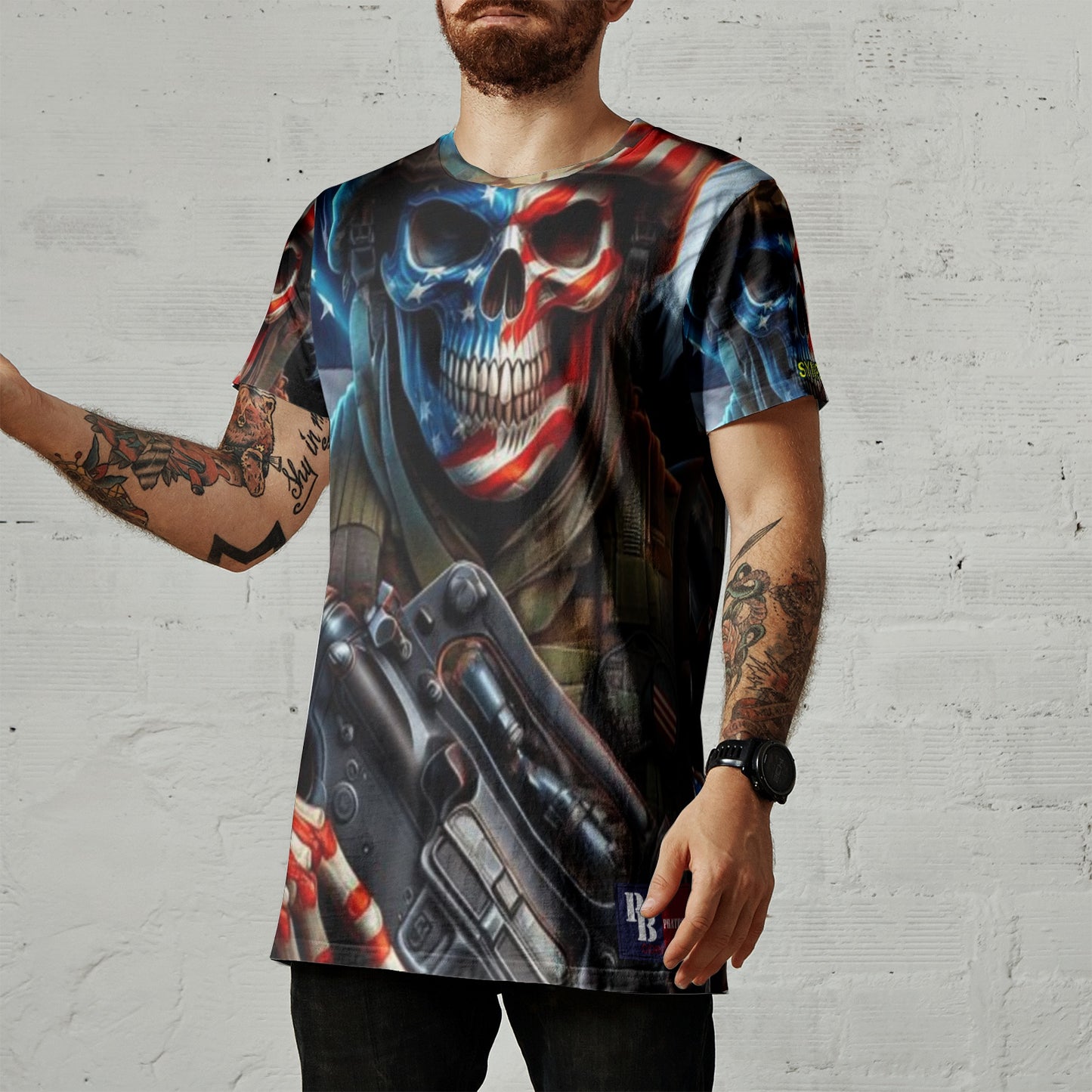 Team Phatboy Patriotic Skulls Jersey