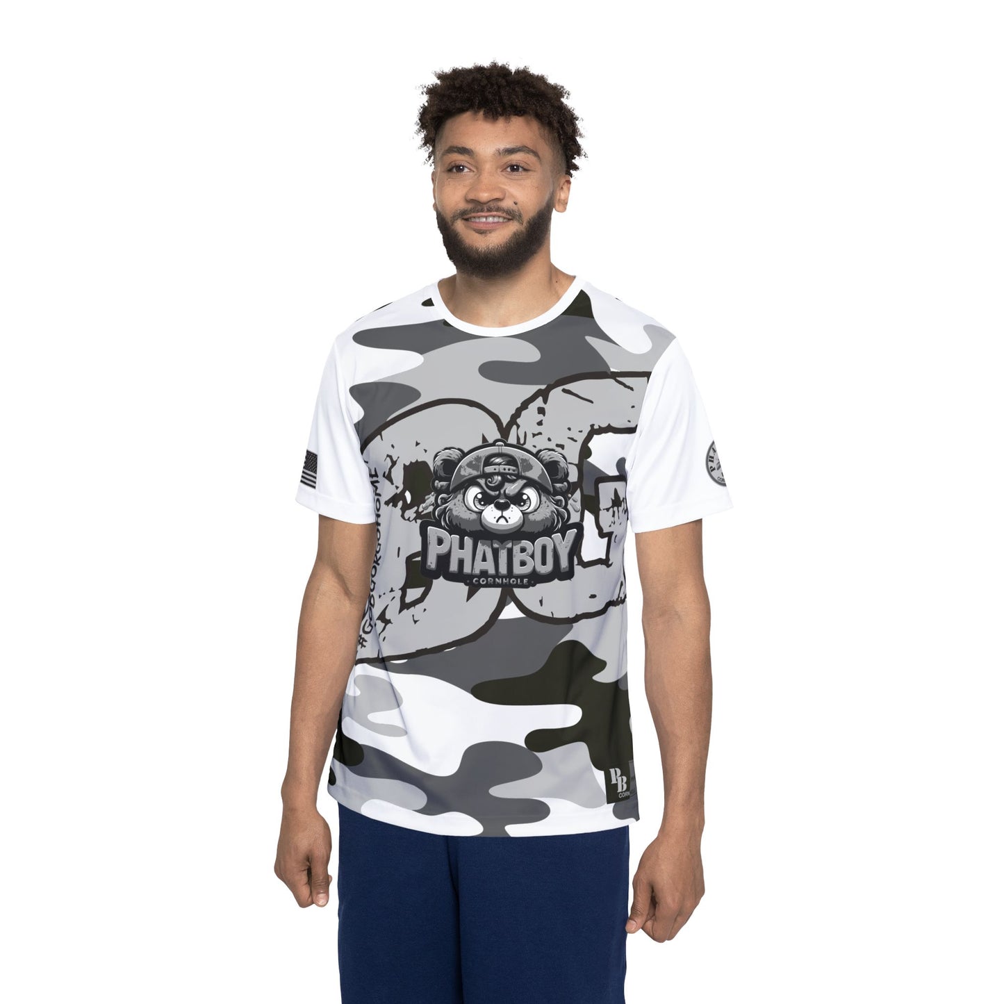 Team Phatboy BG Snow White Camo Jersey
