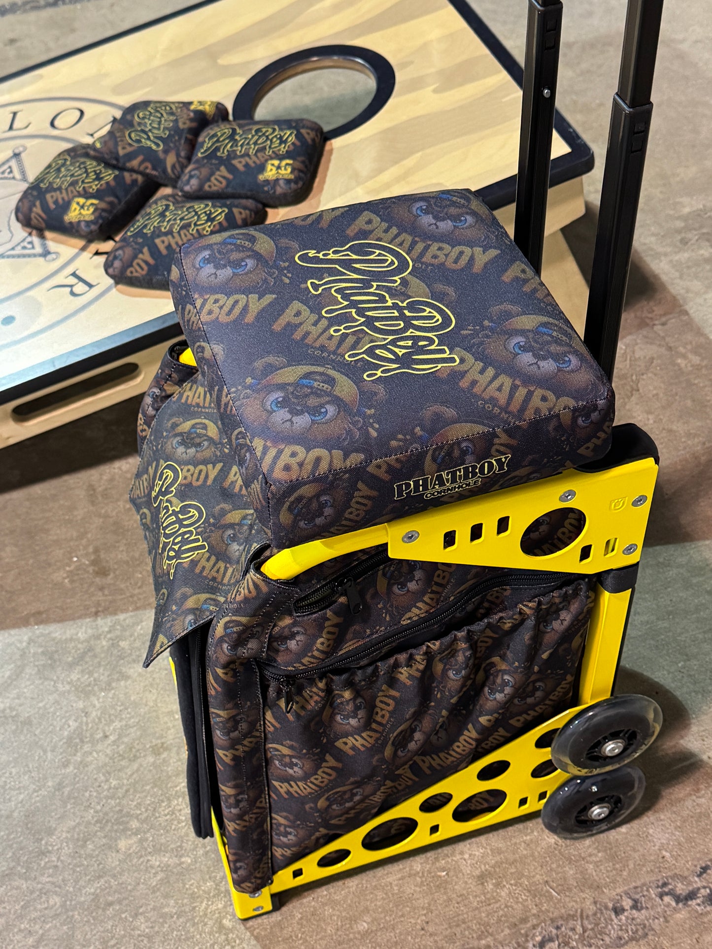 Phatboy Cornhole Rolling Cart Bundle
