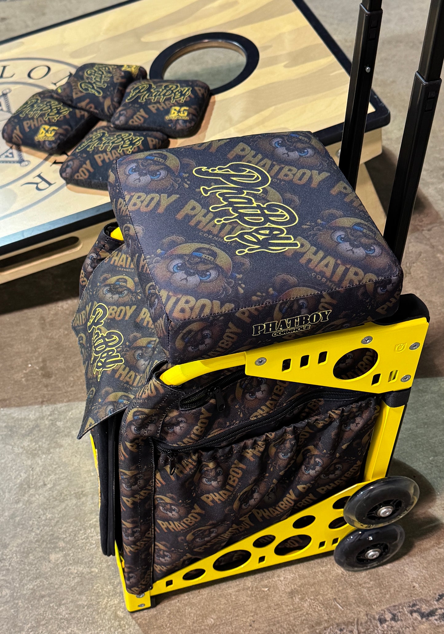 Phatboy Cornhole Rolling Cart Bundle