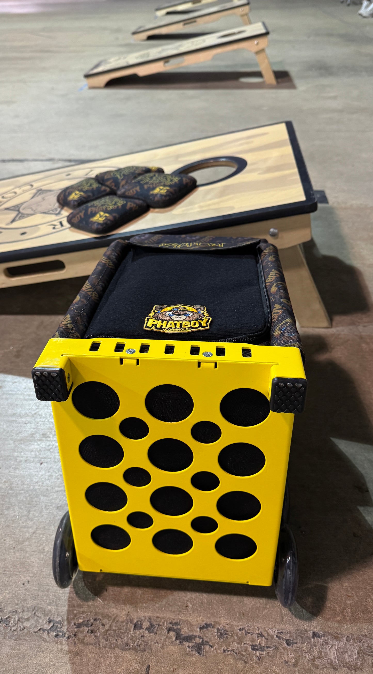 Phatboy Cornhole Rolling Cart Bundle