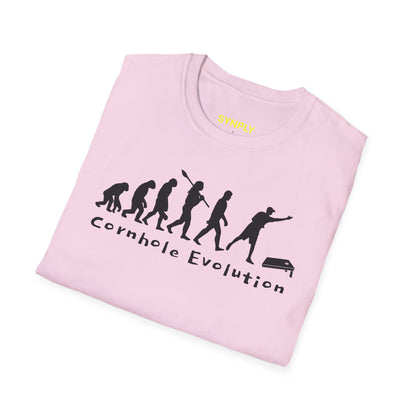 Cornhole Evolution Softstyle T-Shirt