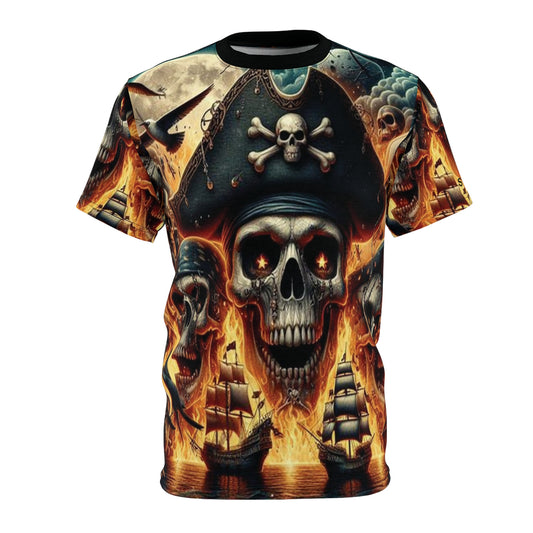 Skulls Pirates and Ships Jersey