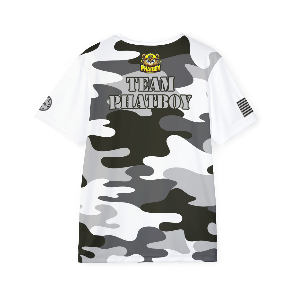 Team Phatboy Snow White Camo Color Jersey