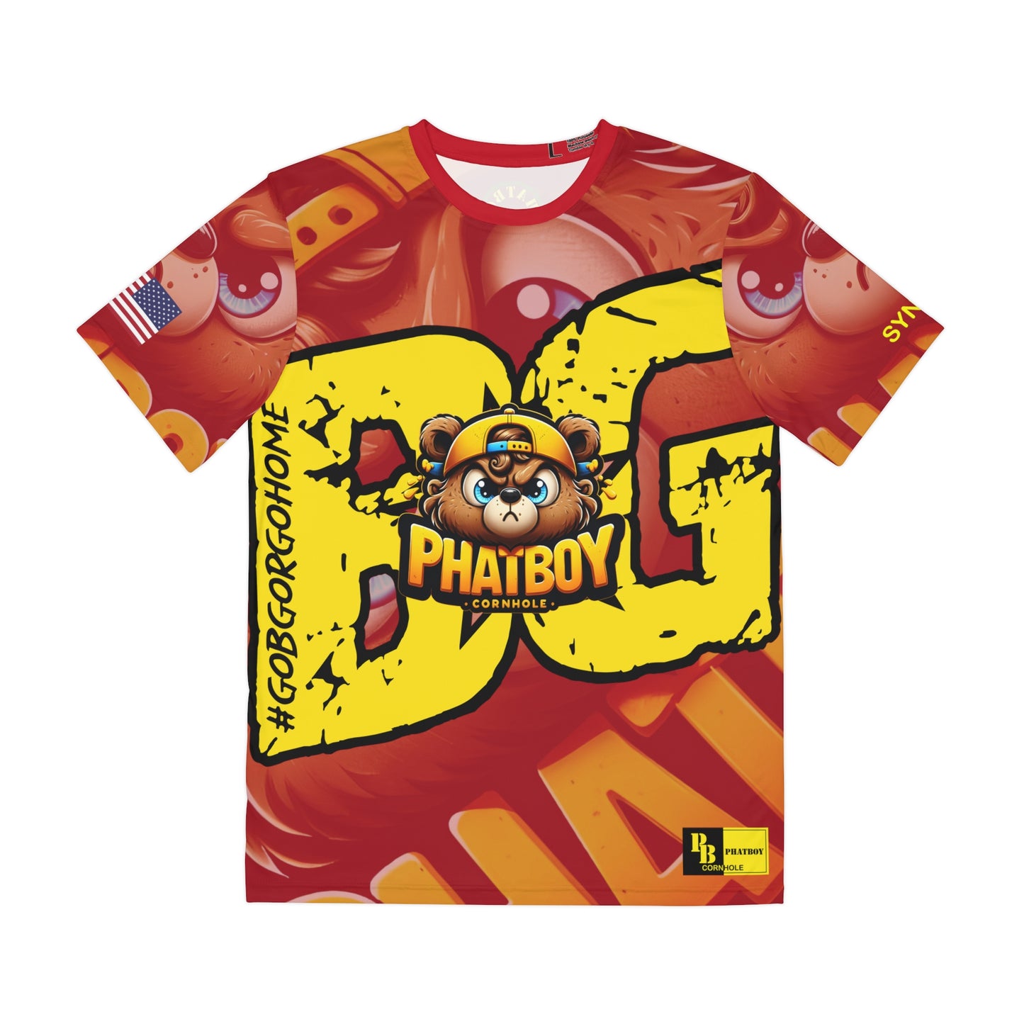 TEAM Phatboy Seriously BG Bear  Red Jersey