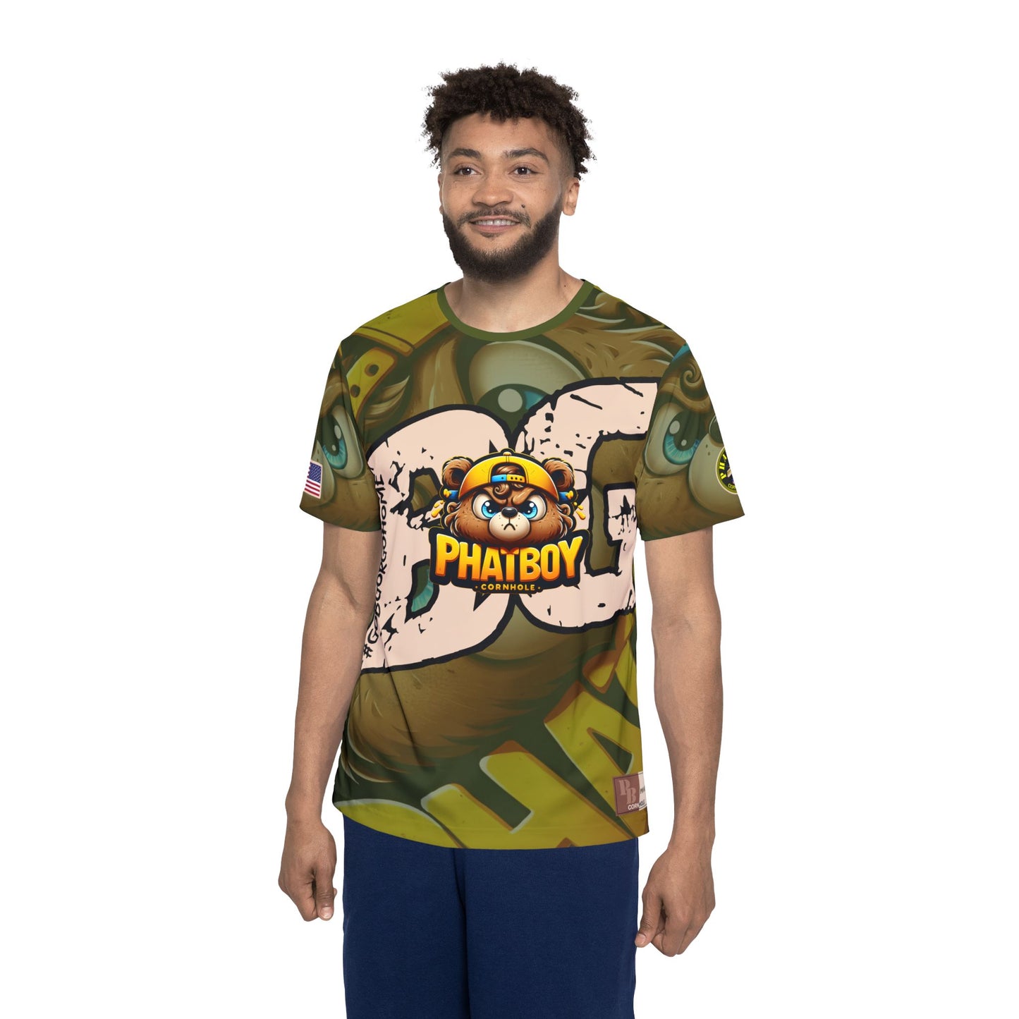 Team Phatboy Seriously Bear BG Green Jersey