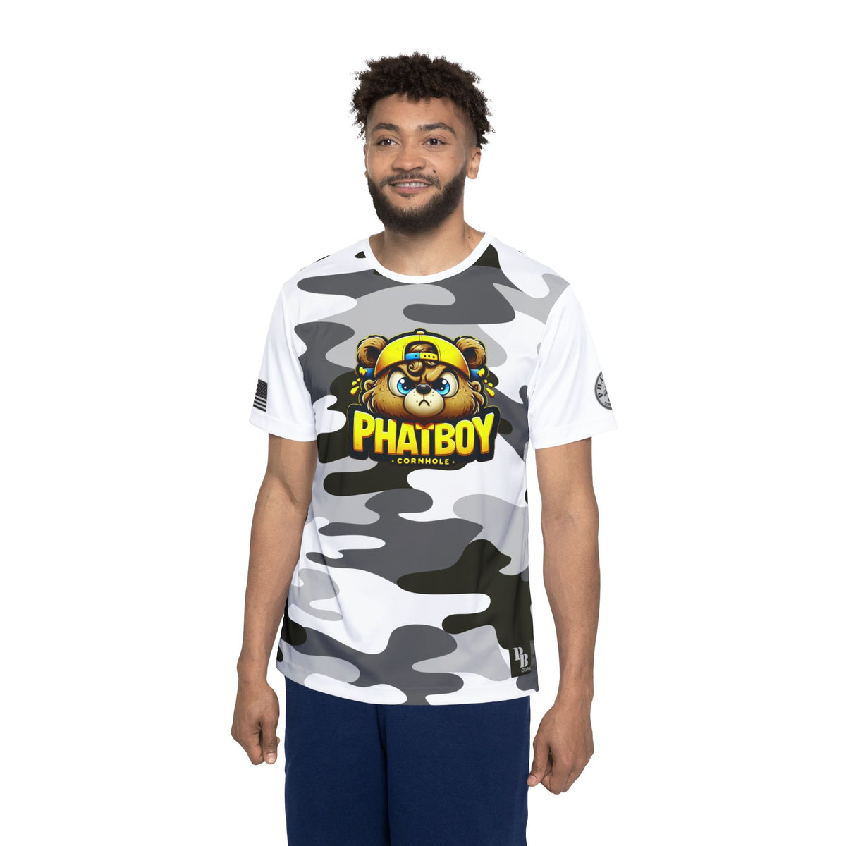 Team Phatboy Snow White Camo Color Jersey