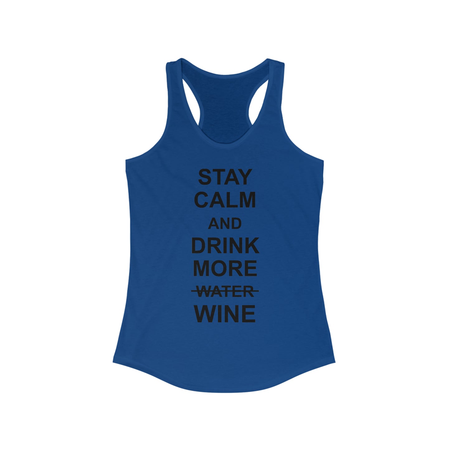 Drink More Water Women's Racerback Tank