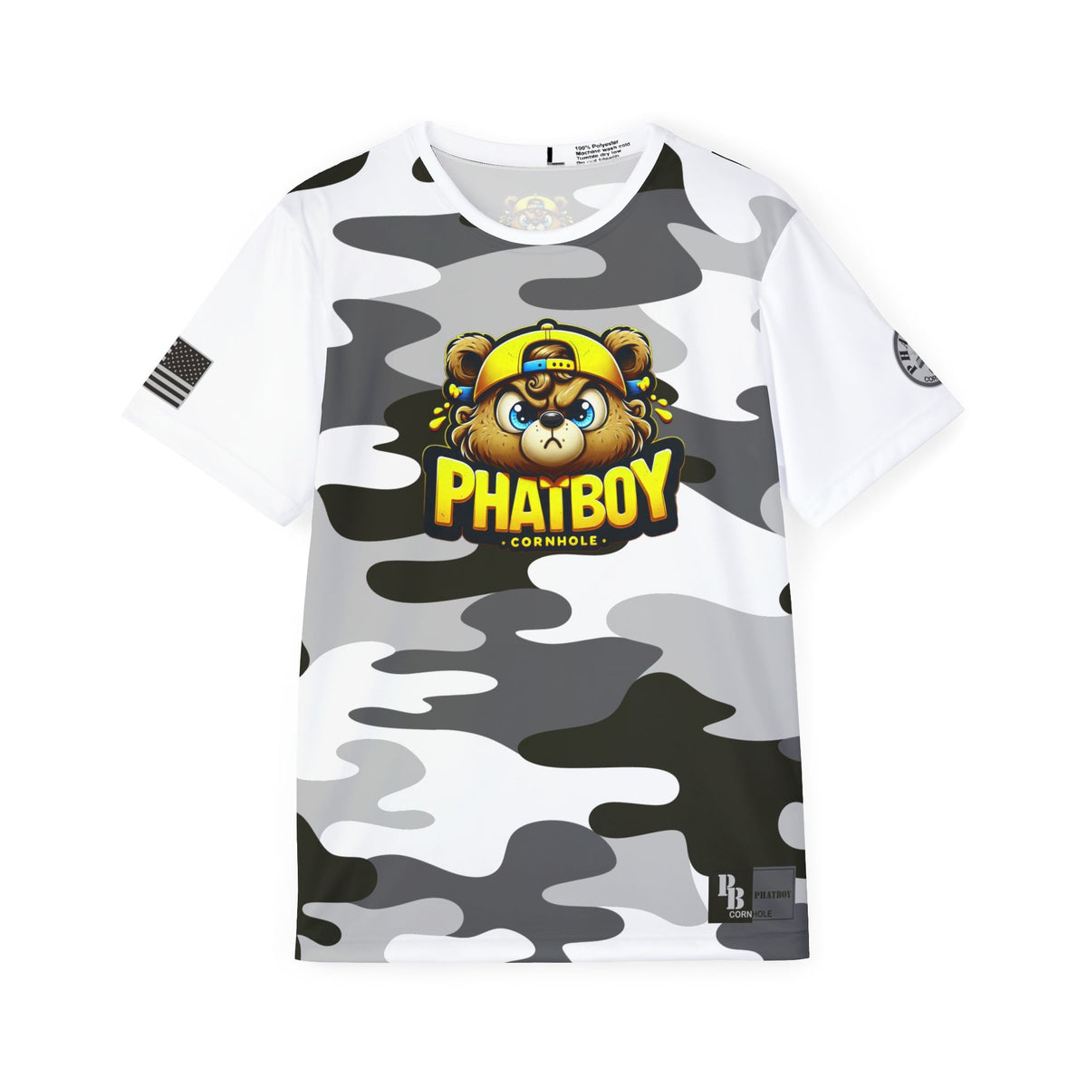 Team Phatboy Snow White Camo Color Jersey