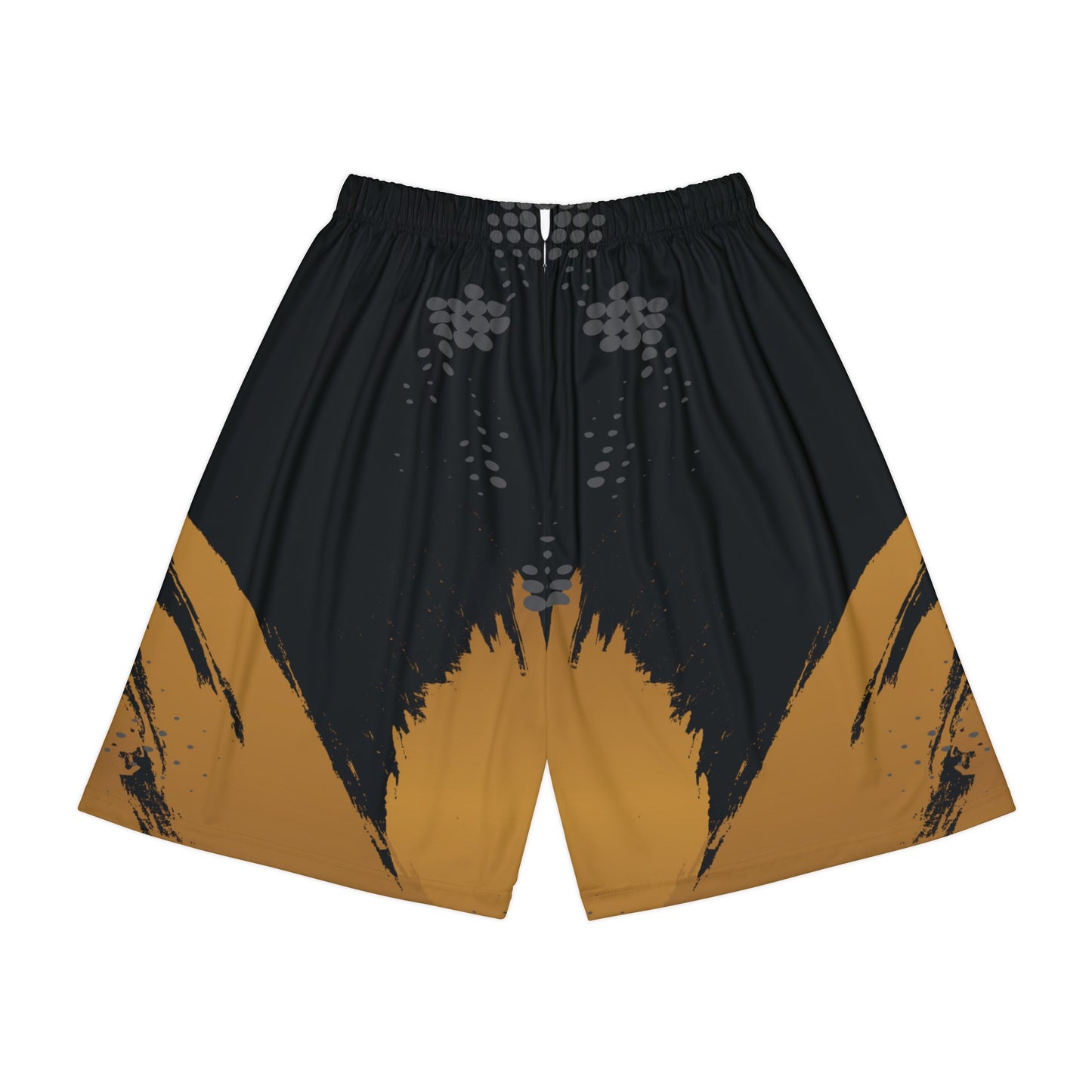 Phatboy Cornhole Gold Gradient Sports Shorts