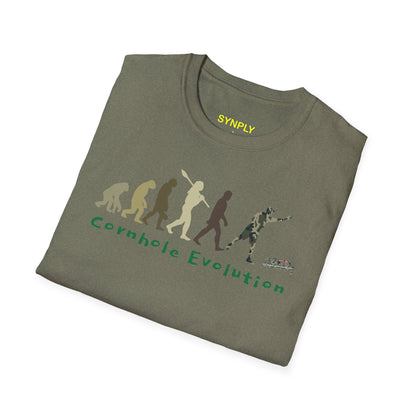 Cornhole Evolution Softstyle T-Shirt