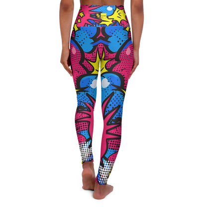 TEAM Phatboy Funky Stars High Waisted Yoga Leggings