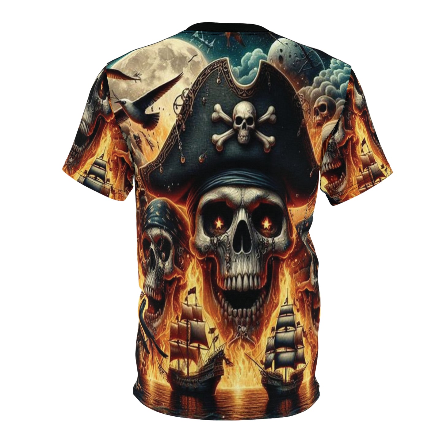 Skulls Pirates and Ships Jersey