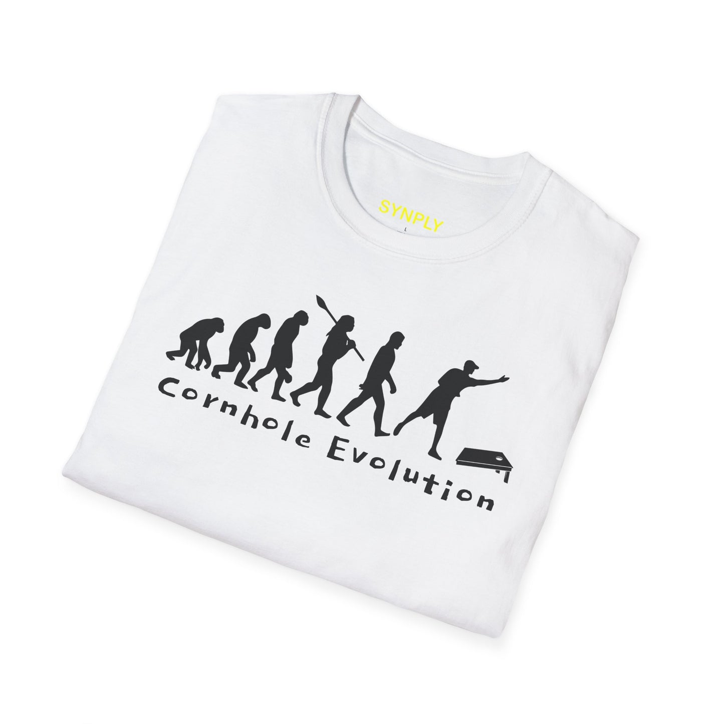 Cornhole Evolution Softstyle T-Shirt