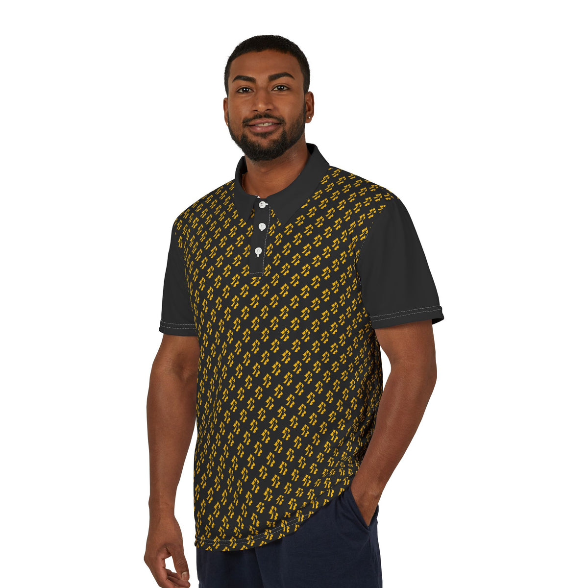 Phatboy Cornhole Black Polo
