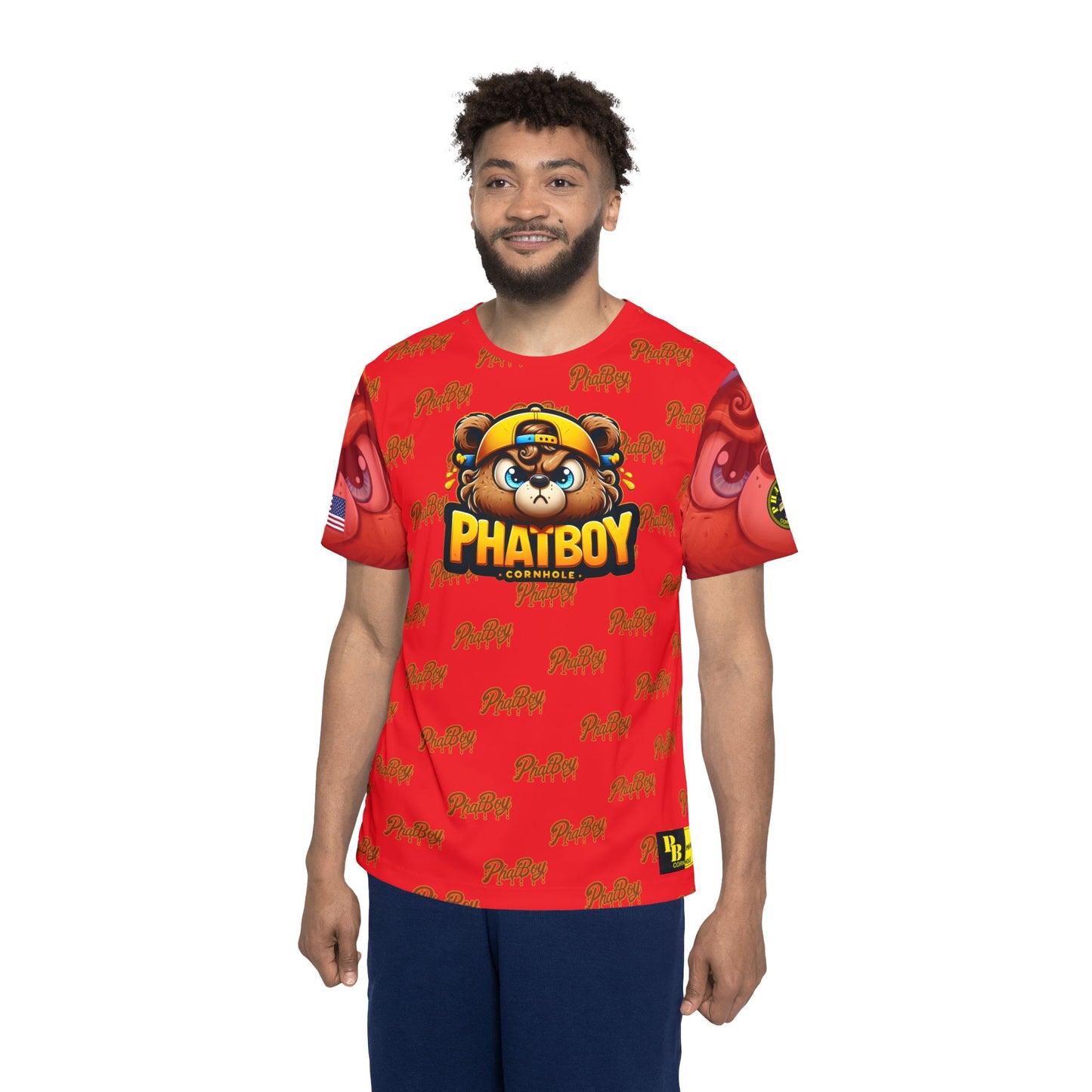 Team Phatboy Drip Seriously Bear Red Jersey