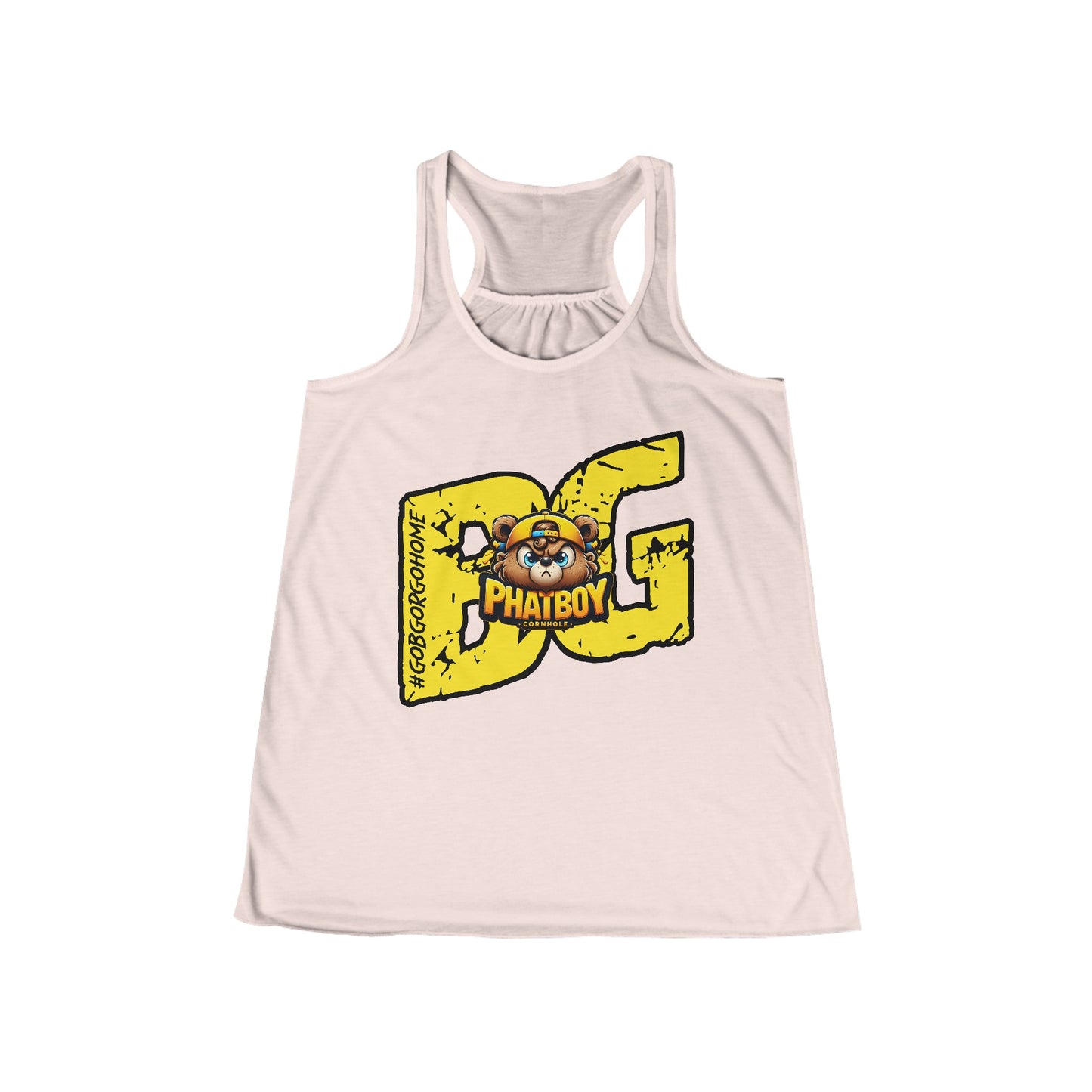 Team Phatboy Seriously BG Flowy Racerback Tank