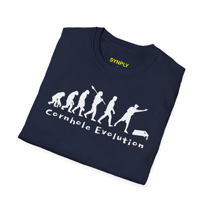 Cornhole Evolution Softstyle T-Shirt