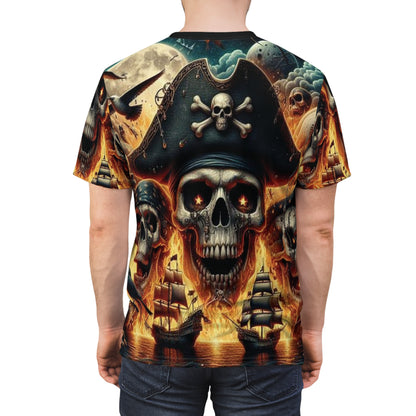 Skulls Pirates and Ships Jersey