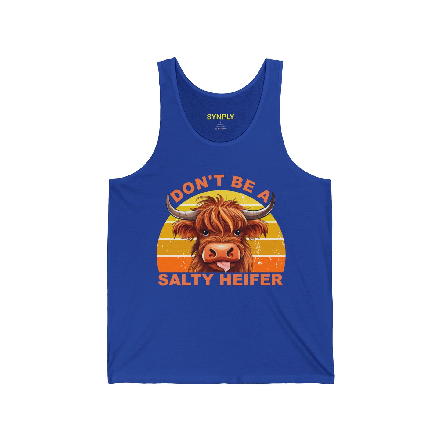 Salty Heifer Jersey Tank