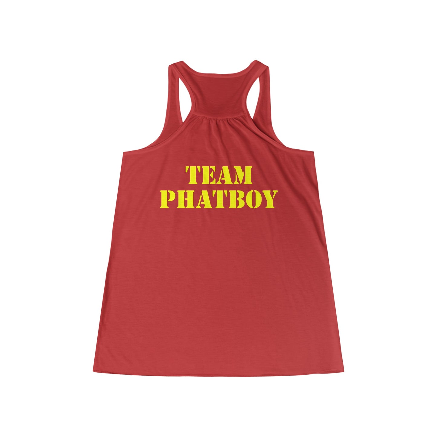 Team Phatboy Seriously BG Flowy Racerback Tank