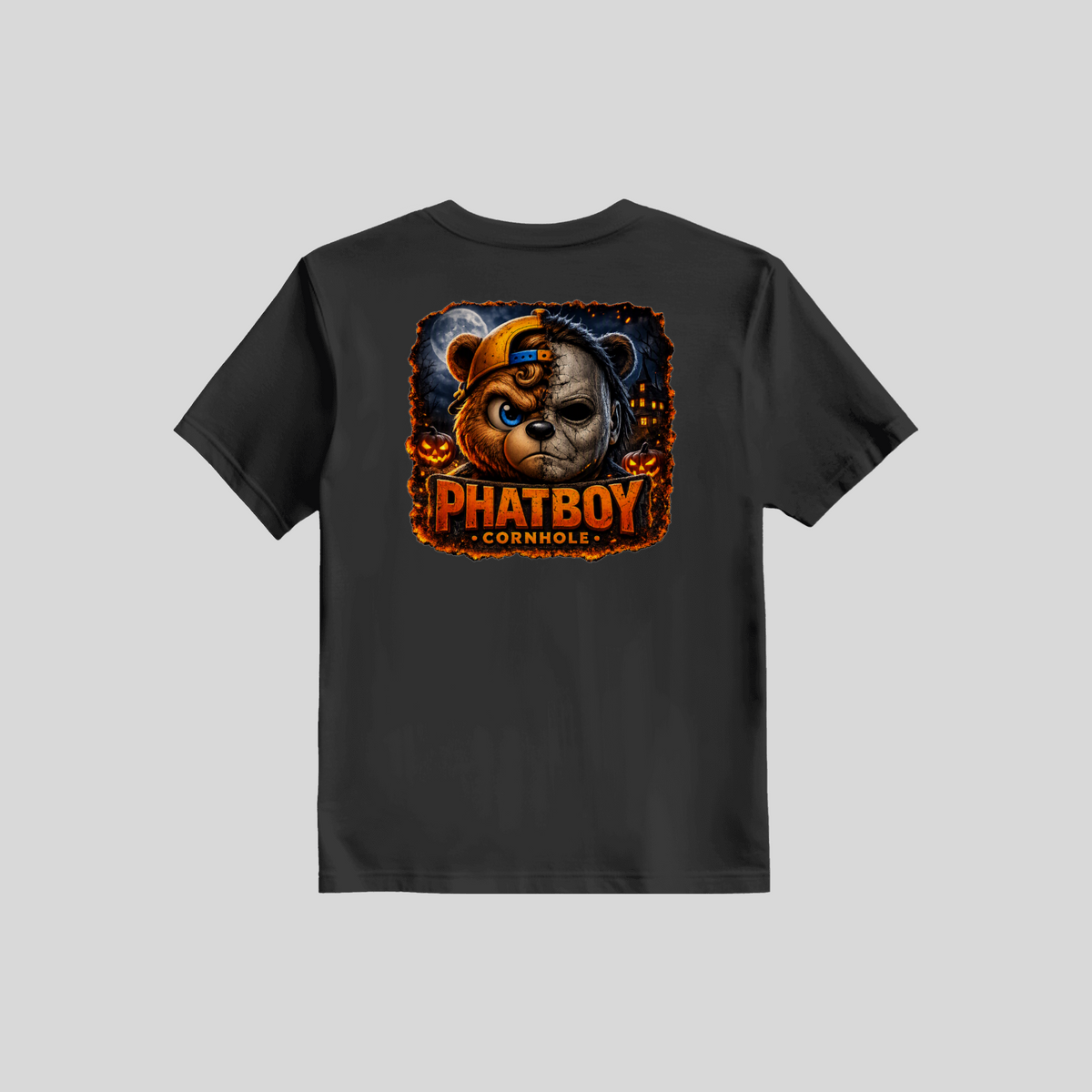 Phatboy Cornhole - Face-Off Halloween edition T-Shirt