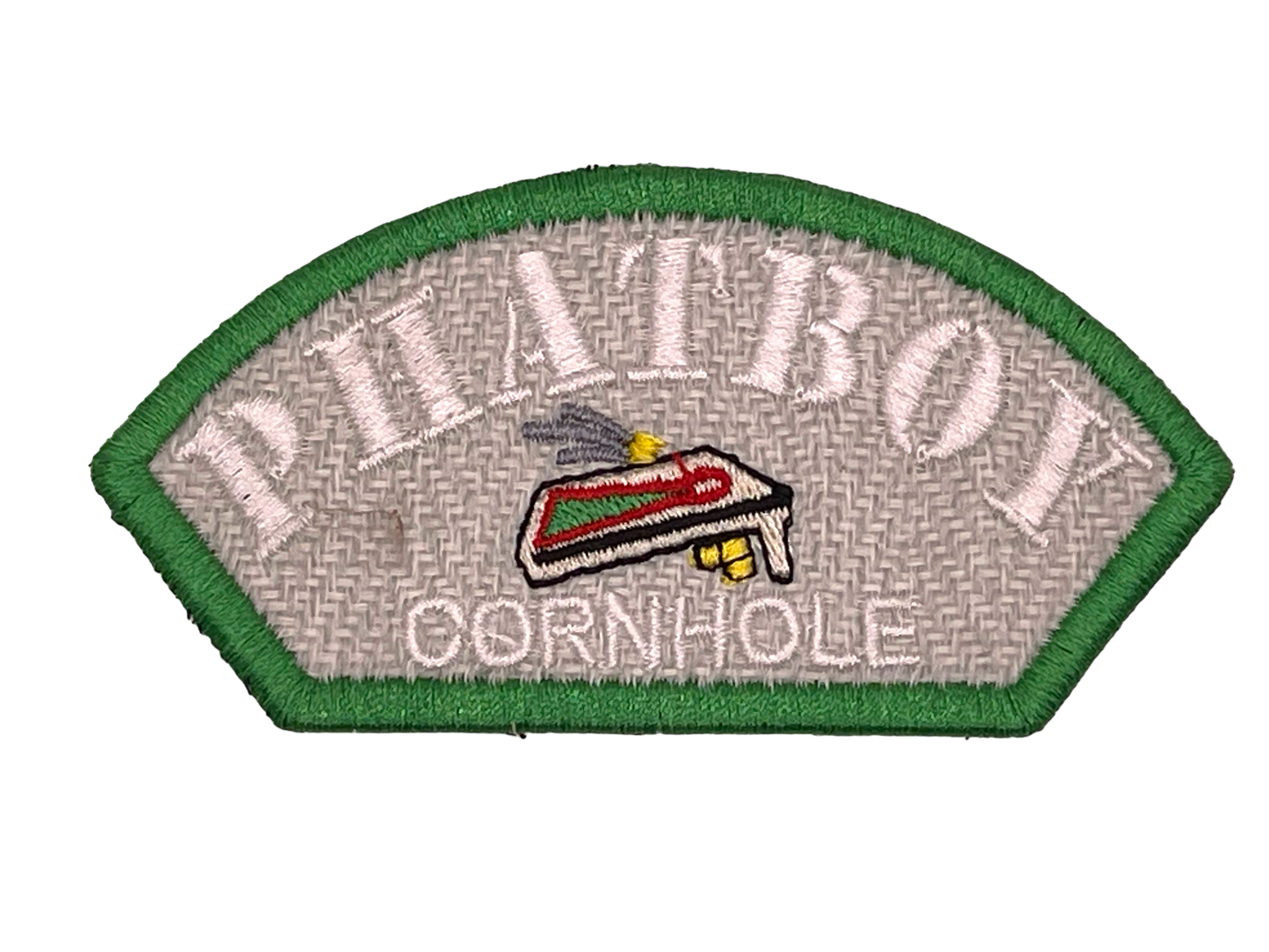 Phatboy Cornhole 4"x2" Half Round Velcro Patch