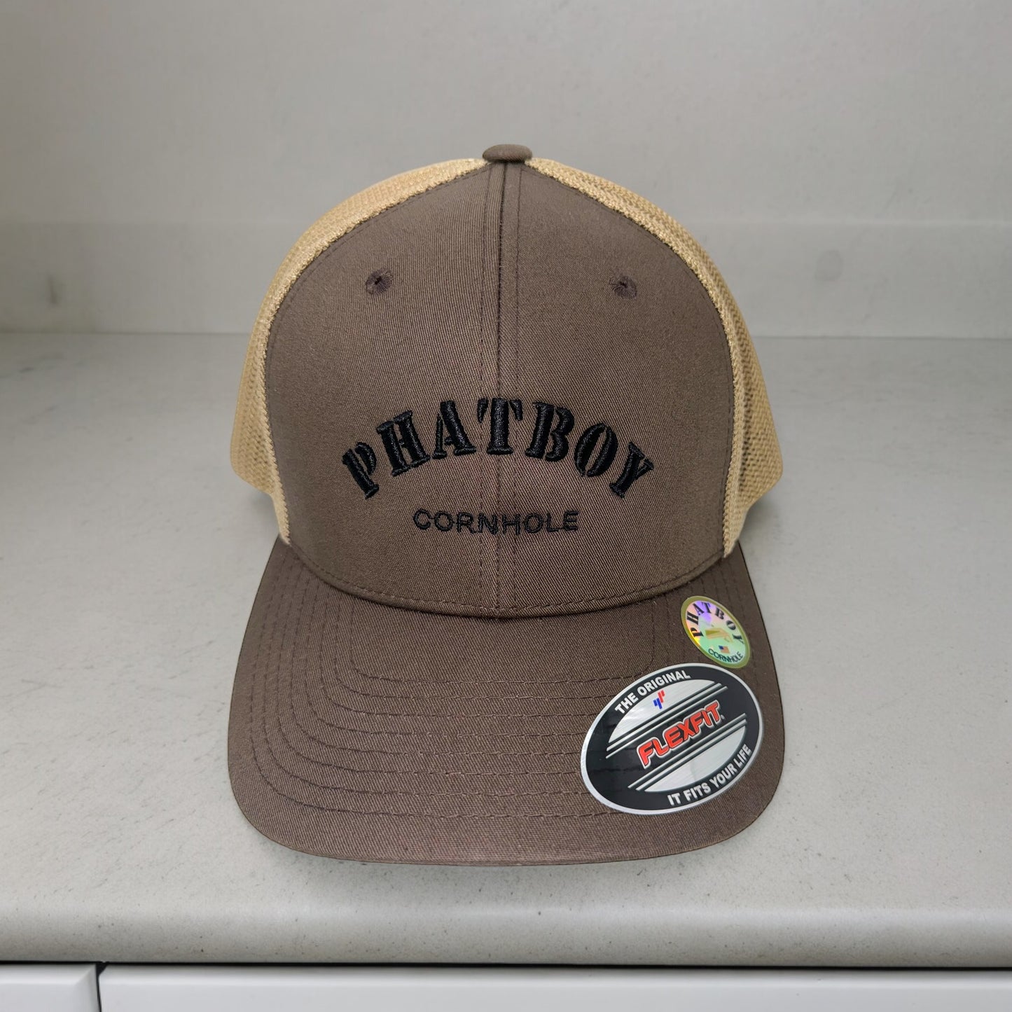 Phatboy Cornhole Flexfit Trucker Mesh Cap